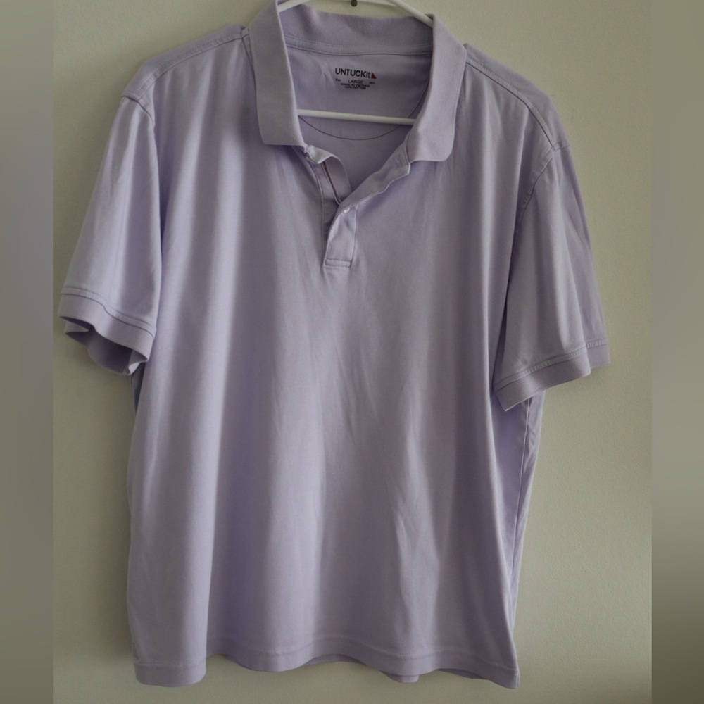 Untuckit Men’s Polo Shirt Lavender